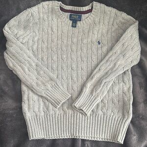 Polo by Ralph Lauren Gray Crewneck Sweater